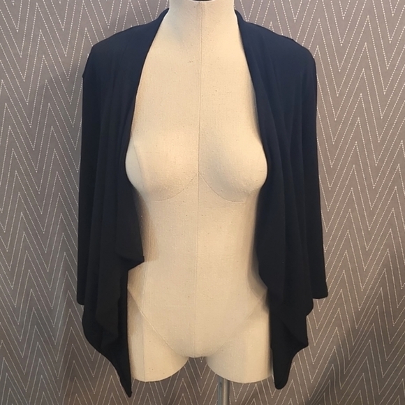 JUNIORS Planet Gold black lightweight cardigan size Large - Picture 8 of 9